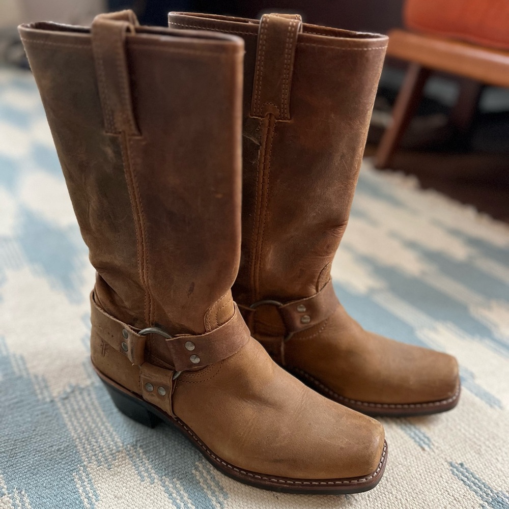 Frye 12R Harness Boots